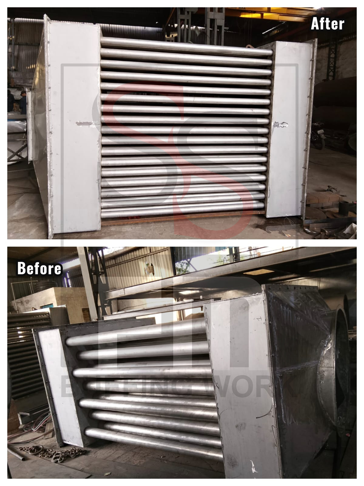 Chrome Handles Light Buffing