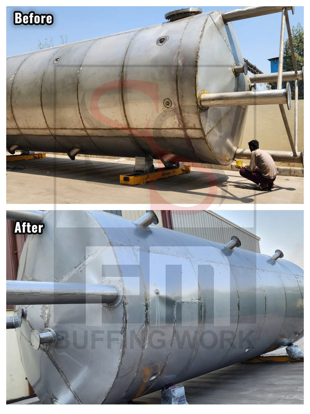 Mirror Polished Stainless Steel Components